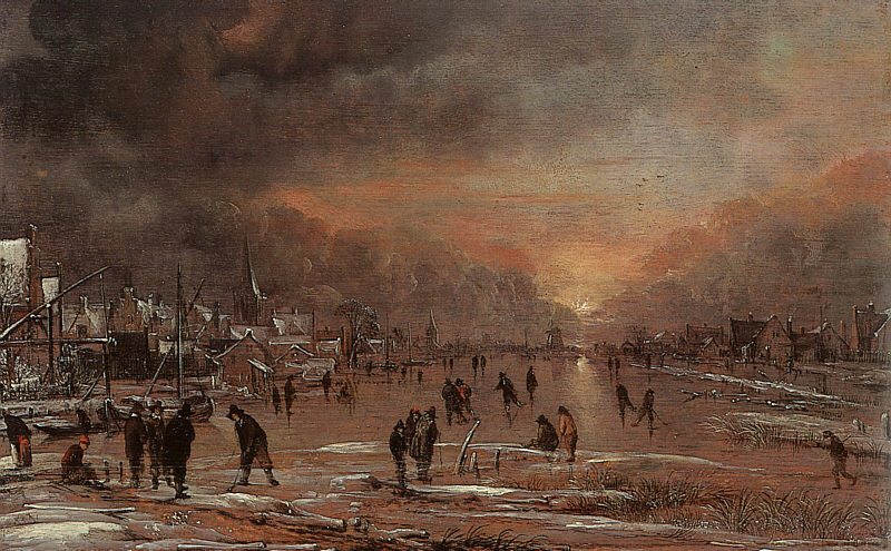 NEER, Aert van der Sports on a Frozen River g